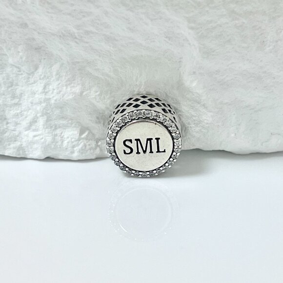 Pandora SML Smith Mountain Lake Exclusive Bead Charm S925 Silver Charm - Picture 2 of 3